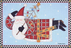 Melissa Shirley Designs Joyous Tidings Santa Lg Needlepoint Canvas