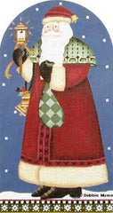 Melissa Shirley Designs Love Lights Santa Dome Needlepoint Canvas