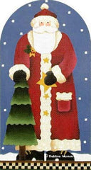 Melissa Shirley Designs Tree Santa Dome DM Needlepoint Canvas