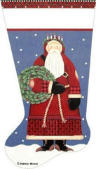 Melissa Shirley Designs Holly & Hope Santa Stocking Needlepoint Canvas