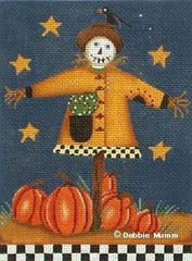 Melissa Shirley Designs Thomas the Scarecrow Needlepoint Canvas