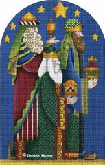 Melissa Shirley Designs Nativity - 3 Kings DM Needlepoint Canvas