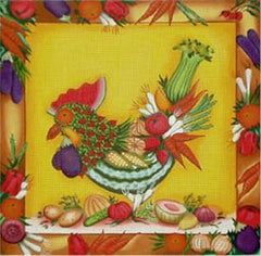 Melissa Shirley Designs Chicken Salad Needlepoint Canvas