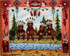 Melissa Shirley Designs Business Lunch Bears Needlepoint Canvas