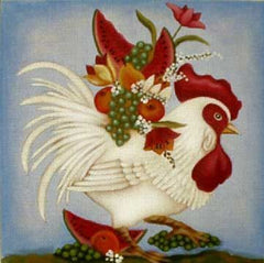 Melissa Shirley Designs White knight Needlepoint Canvas