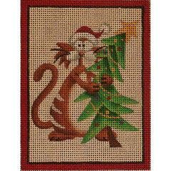 Rebecca Wood Designs I Love Christmas Needlepoint Canvas
