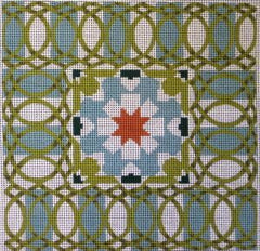 PLD Designs Portuguese Tile Needlepoint Canvas