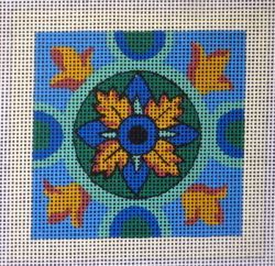 PLD Designs Italian Tile Needlepoint Canvas