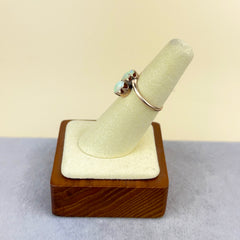 Antique Victorian 10k Gold and Opal Bypass Ring