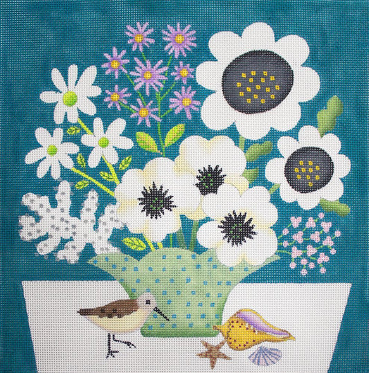Melissa Shirley Designs Summer Table Needlepoint Canvas