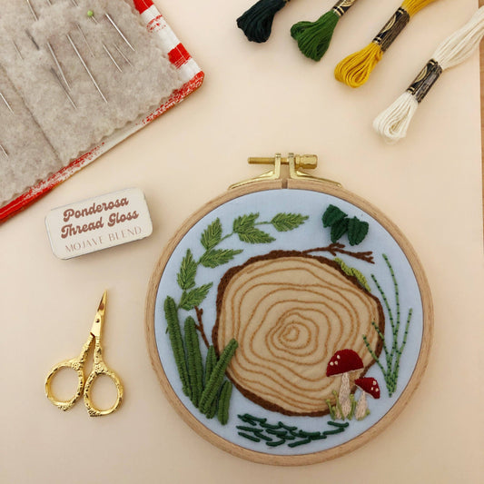 M Creative J 3D Woodland Advanced Hand Embroidery DIY Craft Kit