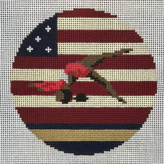 The Gingham Stitchery Krissy Johnson Designs Simone Biles Needlepoint Canvas