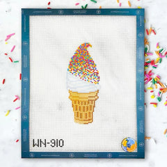 Wheelhaus Needlepoint It's Sprinkles Needlepoint Canvas