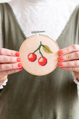 Cotton Clara Cherry Cross Stitch Kit