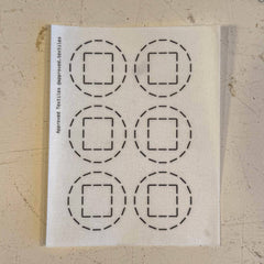Approved Textiles Squaring the Circle Mending and Embellishment Transfer