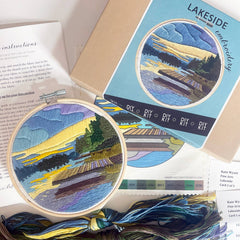 Kate Wyatt Fine Art Lakeside Embroidery Kit