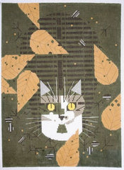 Charley Harper Birdwatcher Needlepoint Canvas