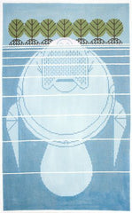Charley Harper Manatee in a Mangrove Needlepoint Canvas