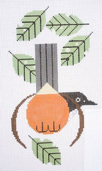 Charley Harper Robin Needlepoint Canvas