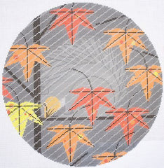 Charley Harper Squirrel In Squall Needlepoint Canvas