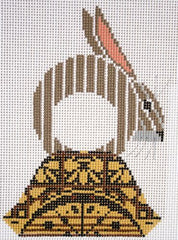 Charley Harper Box Seat Needlepoint Canvas