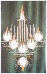 Charley Harper Bittern Suite Needlepoint Canvas