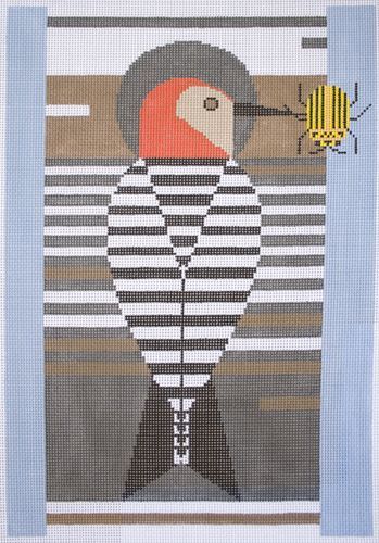 Charley Harper Baffling Belly Needlepoint Canvas