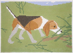 Charley Harper Beagle Needlepoint Canvas
