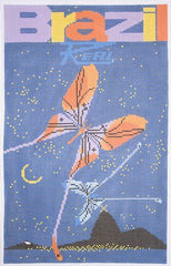 Charley Harper Brazil Needlepoint Canvas