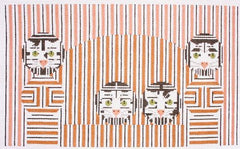 Charley Harper Couch Petatoes Needlepoint Canvas