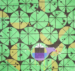 Charley Harper Gallinule & Gator Needlepoint Canvas