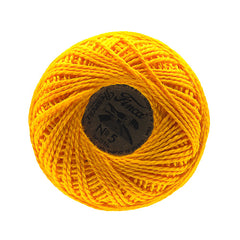 Presencia Perle Cotton Size 5 - 1232 Deep Canary