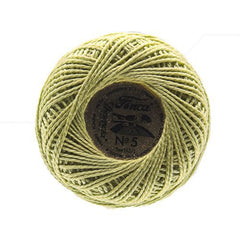 Presencia Perle Cotton Size 5 - 4799 Ultra Light Avocado Green