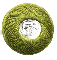 Presencia Perle Cotton Size 5 - 4812 Moss Green
