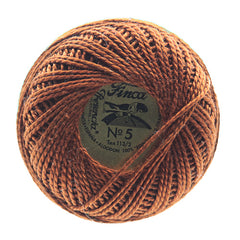 Presencia Perle Cotton Size 5 - 7656 Dark Mahogany