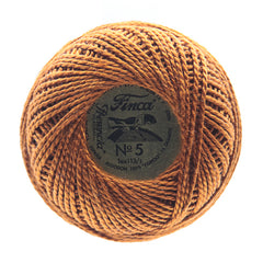 Presencia Perle Cotton Size 5 - 7740 Dark Golden Brown