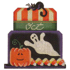 Rebecca Wood Designs October Baby Cake Needlepoint Canvas