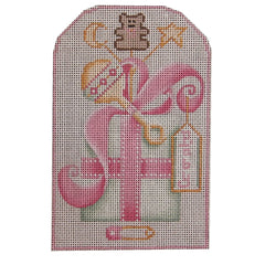 Rebecca Wood Designs Baby Girl Presents Needlepoint Canvas