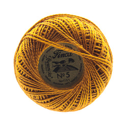 Presencia Perle Cotton Size 5 - 1072 Dark Golden Brown