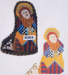 Birds of a Feather King 1 Needlepoint Canvas