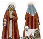 Melissa Shirley Designs The Nativity - Joseph Needlepoint Canvas