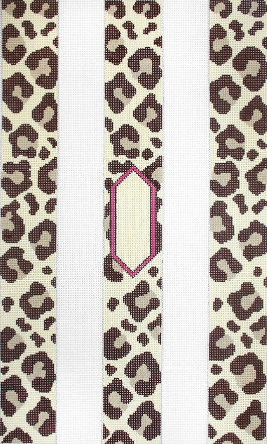J. Child Designs Leopard Luggage Strap Needlepoint Canvas