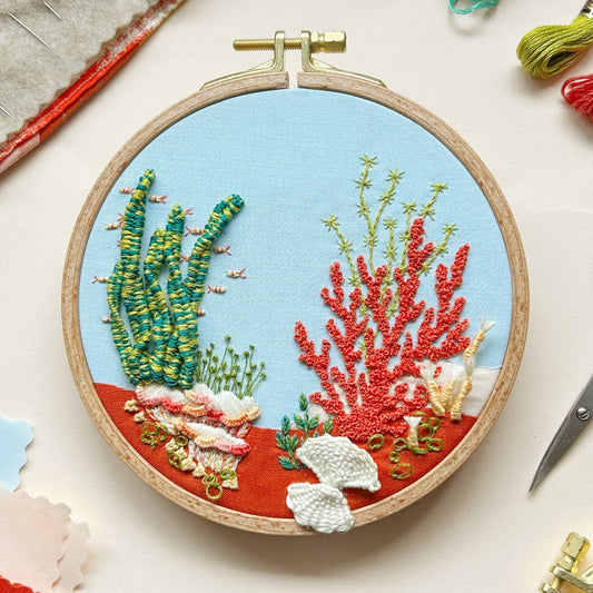 M Creative J Under the Sea Embroidery Kit