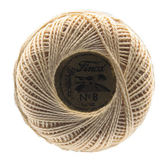 Presencia Perle Cotton Size 8 - 4000 Dark Ecru