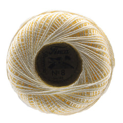 Presencia Perle Cotton Size 8 - 1211 Baby Yellow