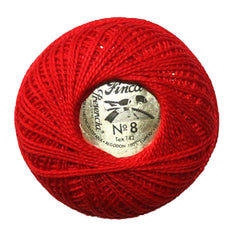Presencia Perle Cotton Size 8 - 1902 Red