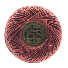 Presencia Perle Cotton Size 8 - 1996 Dark Antique Rose