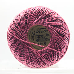 Presencia Perle Cotton Size 8 - 2246 Very Dark Mauve