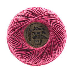 Presencia Perle Cotton Size 8 - 2333 Dark Cyclamen Pink