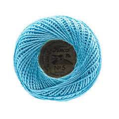 Presencia Perle Cotton Size 5 - 3810 Medium Electric Blue